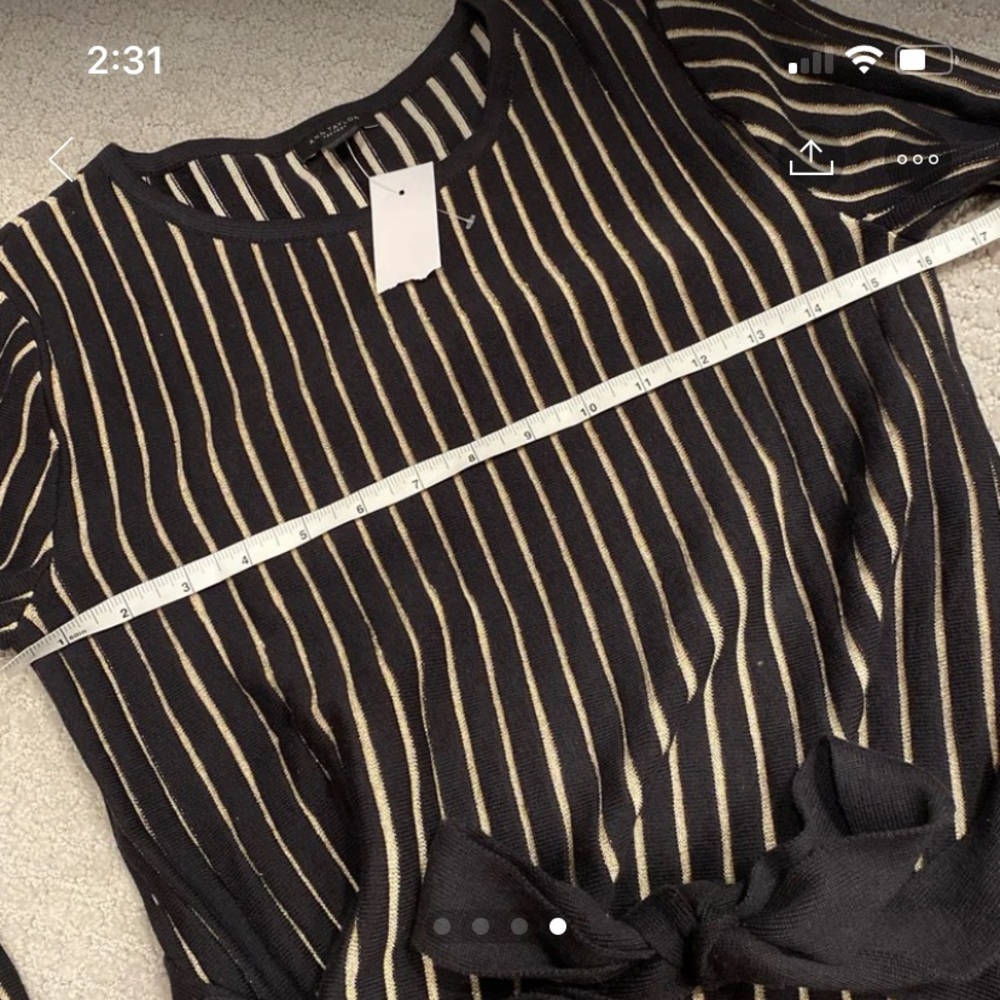 Ann Taylor Factory shimmer top - M - Picture 4 of 4